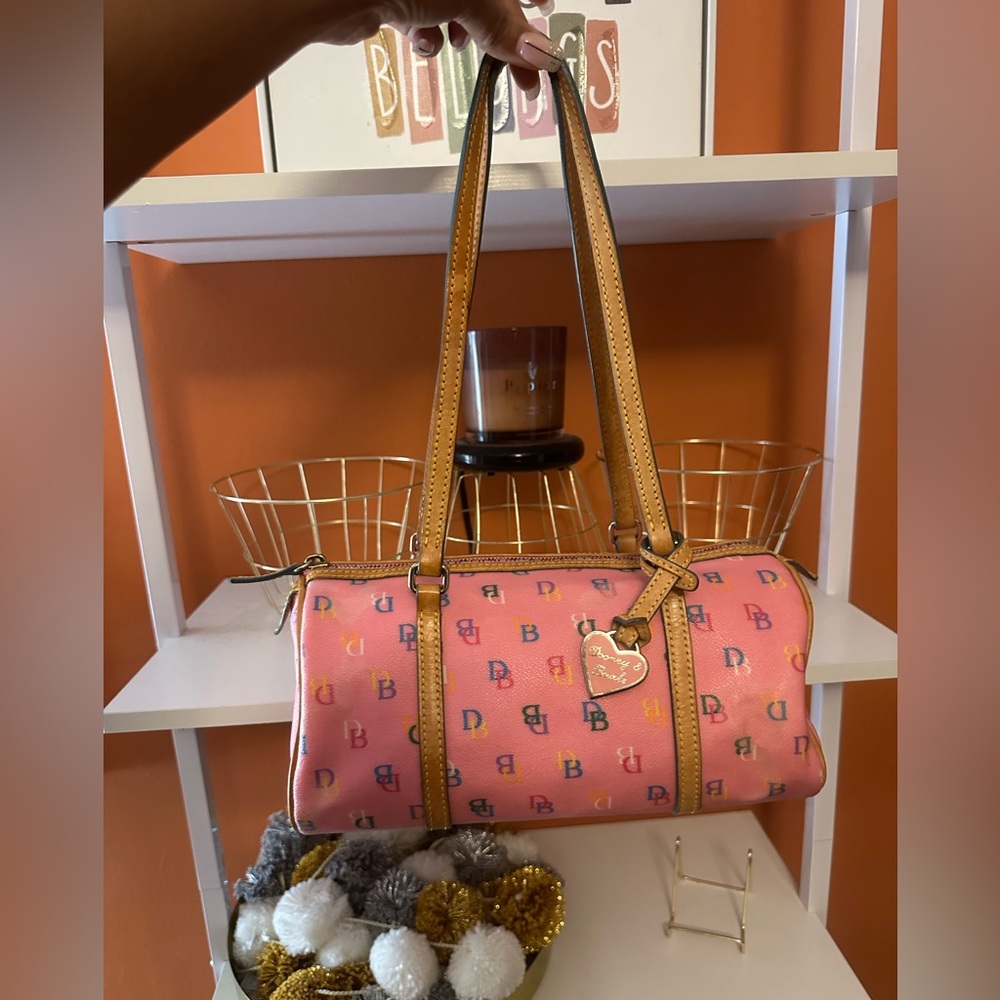 Dooney & Bourke Pink Multicolor Shoulder Bag